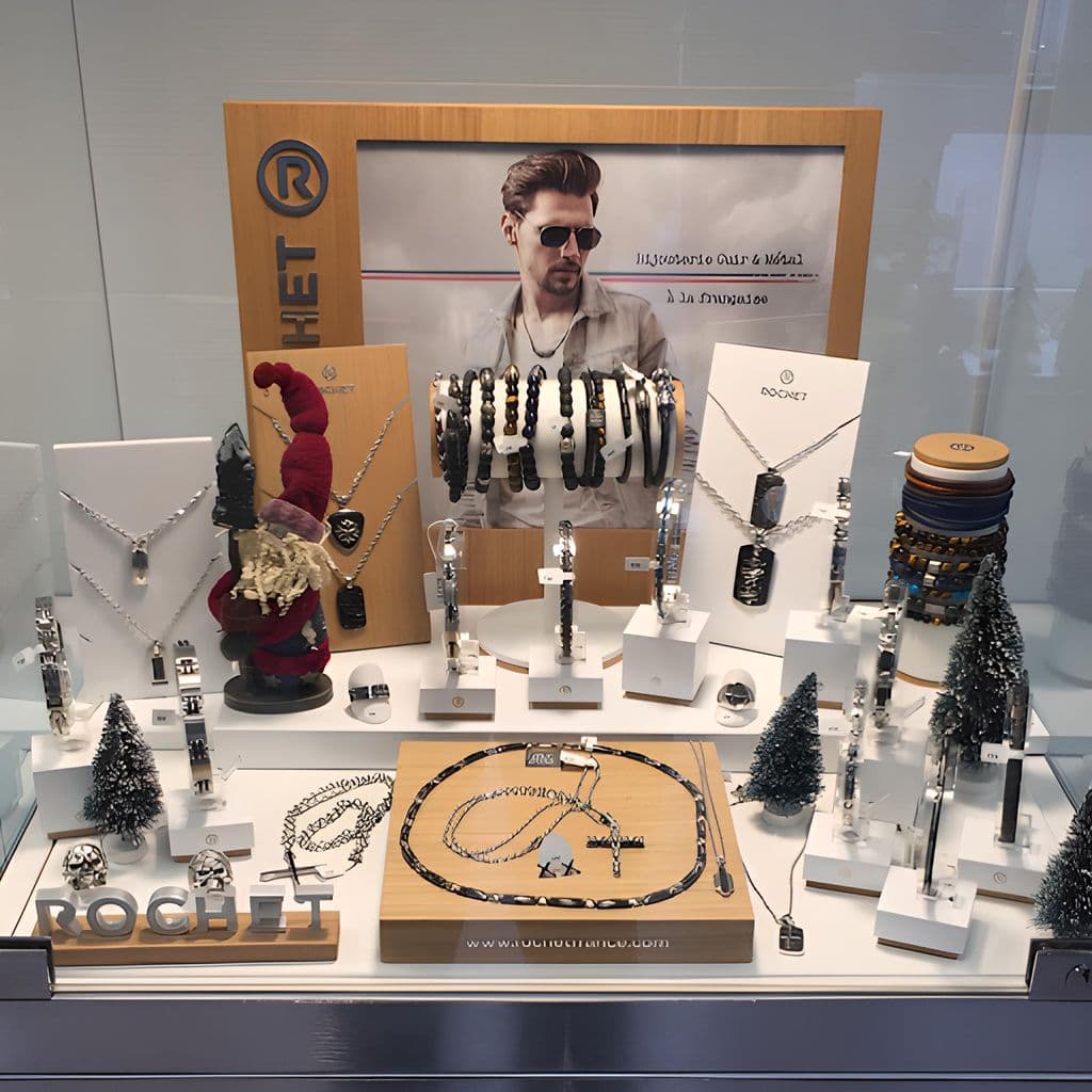 Vitrine d'horlogerie de la Bijouterie Schrapff à Belfort